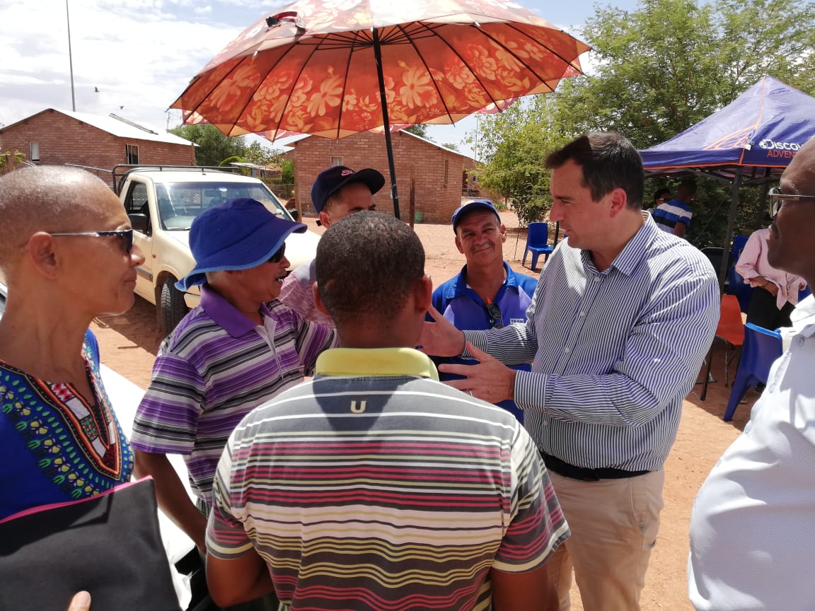 Not one single tap for 2,000 residents. That should get a government fired.