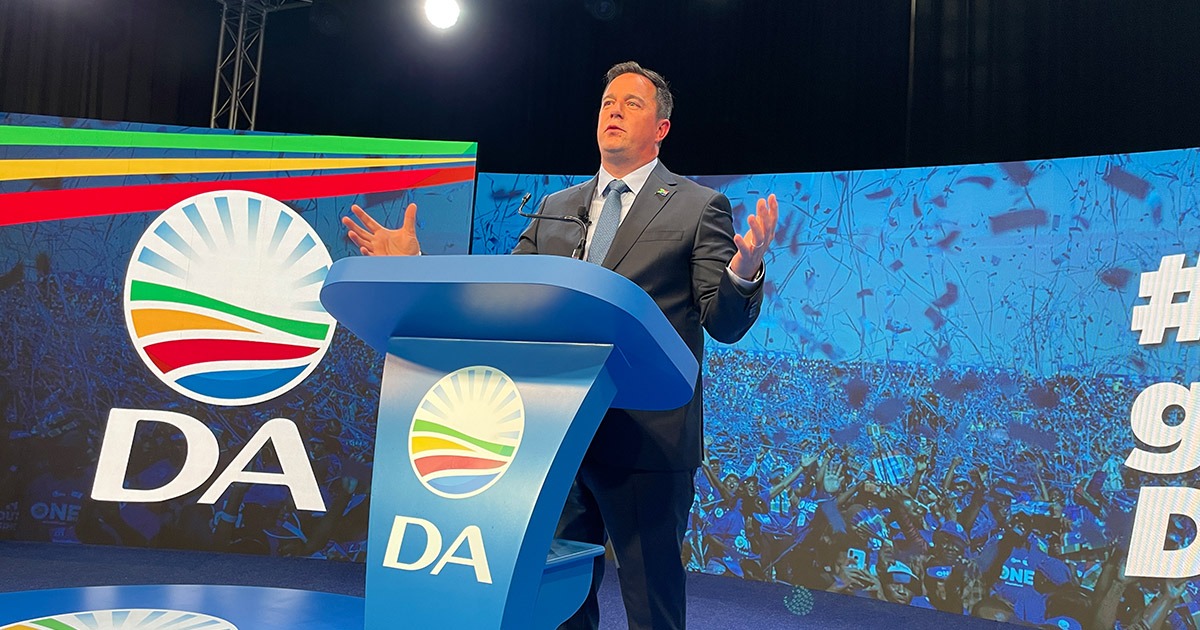 DA Manifesto Launch: Only the DA has a record of action and a promise