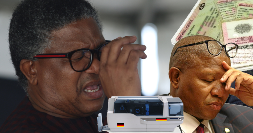 Mbalula Must Expedite New Driving License Card Democratic Alliance