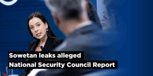 Sowetan leaks alleged National Security Council Report