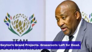 Gayton McKenzie is strangling grassroots sports, in favour of grand vanity projects that risk grand corruption