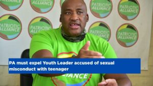 PA must expel Youth Leader accused of sexual misconduct with teenager