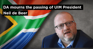 DA mourns the passing of UIM President, Neil de Beer