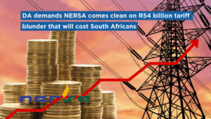 DA demands NERSA comes clean on R54 billion tariff blunder that will cost South Africans