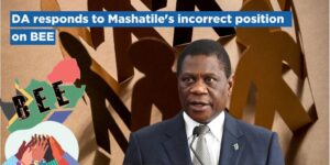 DA responds to Mashatile&#8217;s incorrect position on BEE