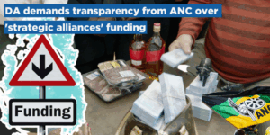 DA demands transparency from ANC over &#8216;strategic alliances&#8217; funding
