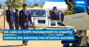 DA calls on SAPS management to urgently address the alarming rise of suicides among officers