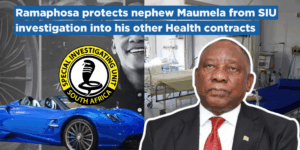 Ramaphosa protects nephew Maumela from further SIU investigation into his other Health contracts