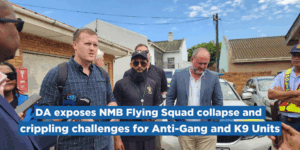 DA exposes NMB Flying Squad collapse and crippling challenges for Anti-Gang and K9 Units