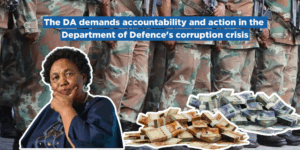 The DA demands accountability and action in the Department of Defence’s corruption crisis