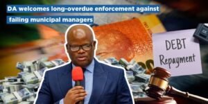 DA welcomes long-overdue enforcement against failing municipal managers