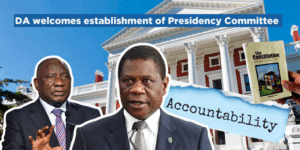 DA welcomes establishment of Presidency Committee