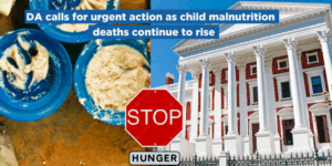 DA calls for urgent action as child malnutrition deaths continue to rise