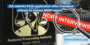 DA submits PAIA application after President refuses to release NDPP report