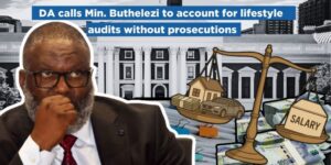 DA calls Min. Buthelezi to account for lifestyle audits without prosecutions