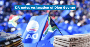 DA notes resignation of Dion George