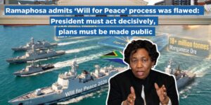 Ramaphosa admits ‘Will for Peace’ process was flawed: President must act decisively, plans must be made public