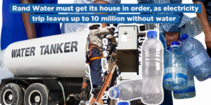 Rand Water must get its house in order, as electricity trip leaves up to 10 million without water