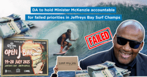 DA to hold Minister McKenzie accountable for failed priorities