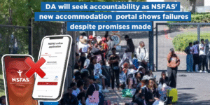 DA will seek accountability as NSFAS’ new accommodation portal shows failures despite promises made