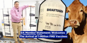 DA Member Statement: Welcome the arrival of 1-million FMD vaccines