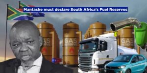Mantashe must declare South Africa’s Fuel Reserves