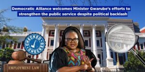 Democratic Alliance welcomes Minister Gwarube’s efforts to strengthen the public service despite political backlash