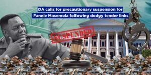 DA calls for precautionary suspension for Fannie Masemola following dodgy tender links
