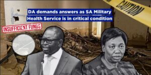DA demands answers as SA Military Health Service is in critical condition