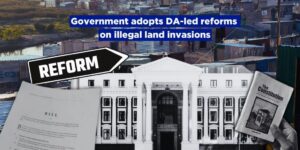 Government adopts DA-led reforms on illegal land invasions