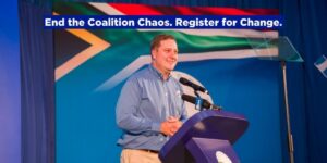 End the Coalition Chaos. Register for Change.
