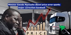 Minister Gwede Mantashe diesel price error sparks major correction backlash