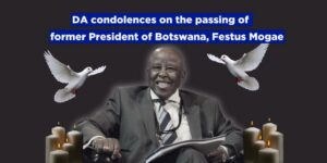 DA condolences on the passing of former President of Botswana, Festus Mogae