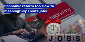 Economic reform too slow to meaningfully create jobs
