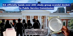DA officially hands over ANC study group scandal docket to Public Service Commission