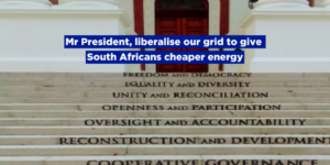 Mr President, liberalise our grid to give South Africans cheaper energy