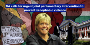 DA calls for urgent joint parliamentary intervention to prevent xenophobic violence