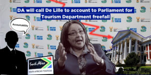DA will call De Lille to account to Parliament for Tourism Department freefall