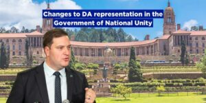 Changes to DA representation in the Government of National Unity