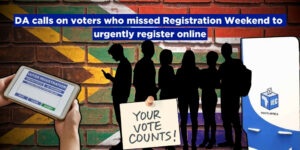 DA calls on voters who missed Registration Weekend to urgently register online