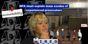 NPA must explain mass exodus of experienced prosecutors
