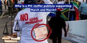 Why is a PIC staffer publicly supporting March on March?