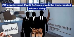 PIC appointment: Mpati Reforms should be implemented without delay