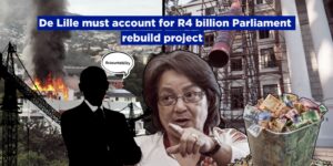 DA demands accountability after Minister confirms no evidence of lawful transfer of R4 billion Parliament rebuild project