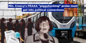 Min. Creecy’s PRASA “piggybacking” probe must get into political connections