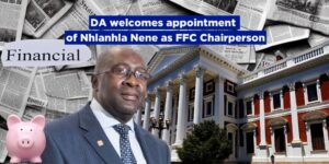 DA welcomes appointment of Nhlanhla Nene as FFC Chairperson