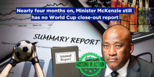 Nearly four months on, Minister McKenzie still has no World Cup close-out report