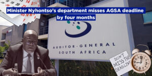 Minister Nyhontso’s department misses AGSA deadline by four months