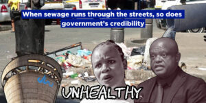 When sewage runs through the streets, so does government’s credibility