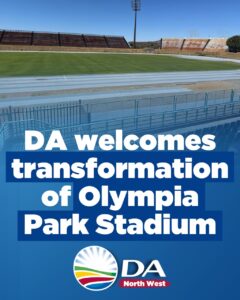 DA welcomes transformation of Olympia Park Stadium